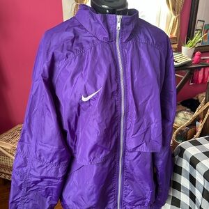 Nike Purple Mesh Fabric Jacket